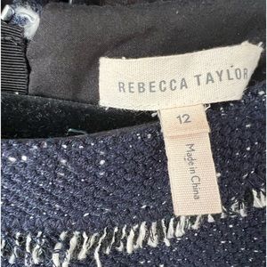 Rebecca Taylor navy knit dress